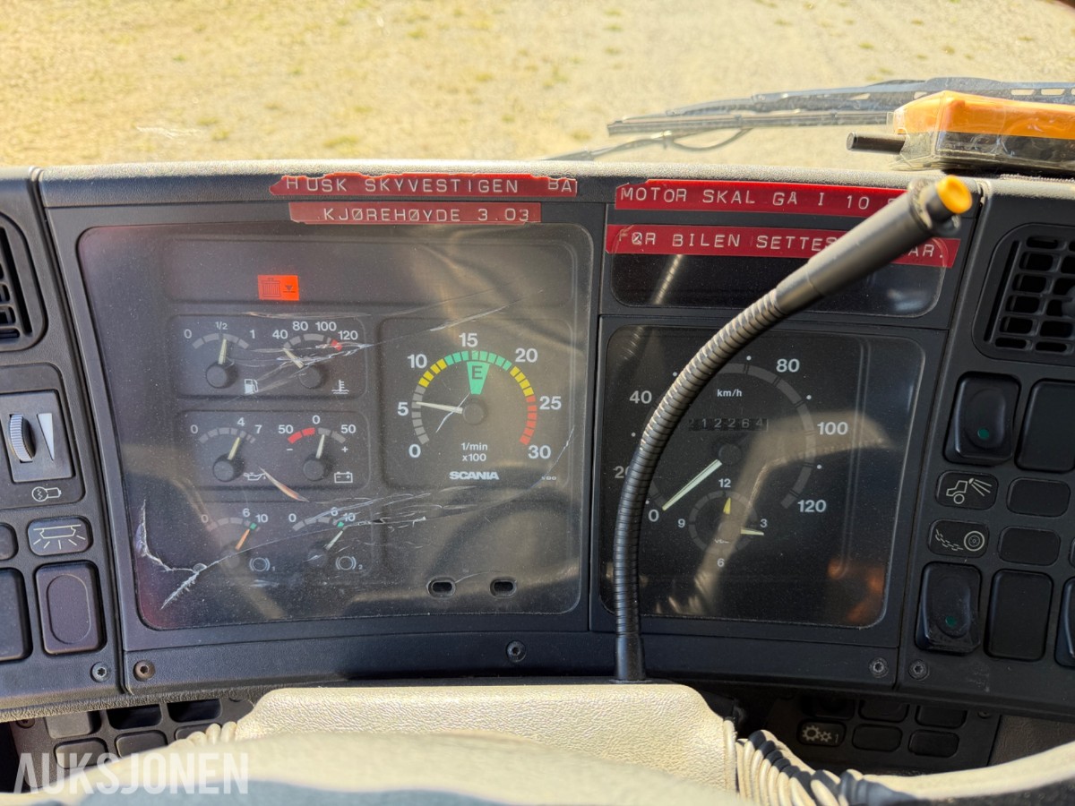Scania P93 brannbil / mannskapsbil – 1990 – 4x2 – ca. 2 500 l vanntank