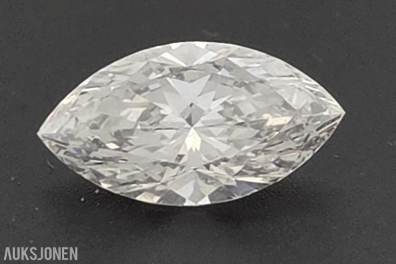 Ekstraordinær  Marquise lab-diamant på hele 3,07 ct, Farge E, Klarhet VVS2 og Triple Excellent.