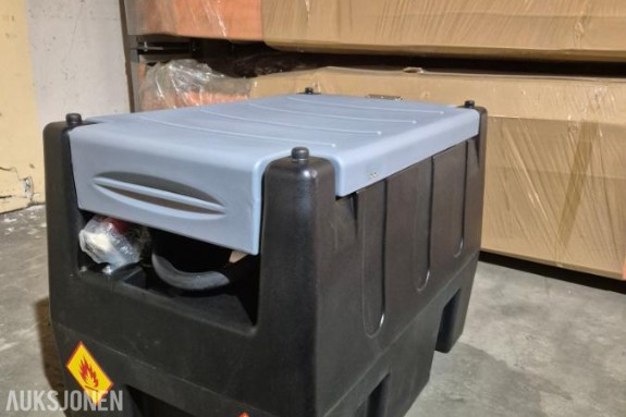 2026 Mobil Dieseltank m/Pumpe 230V Tough Box 220L