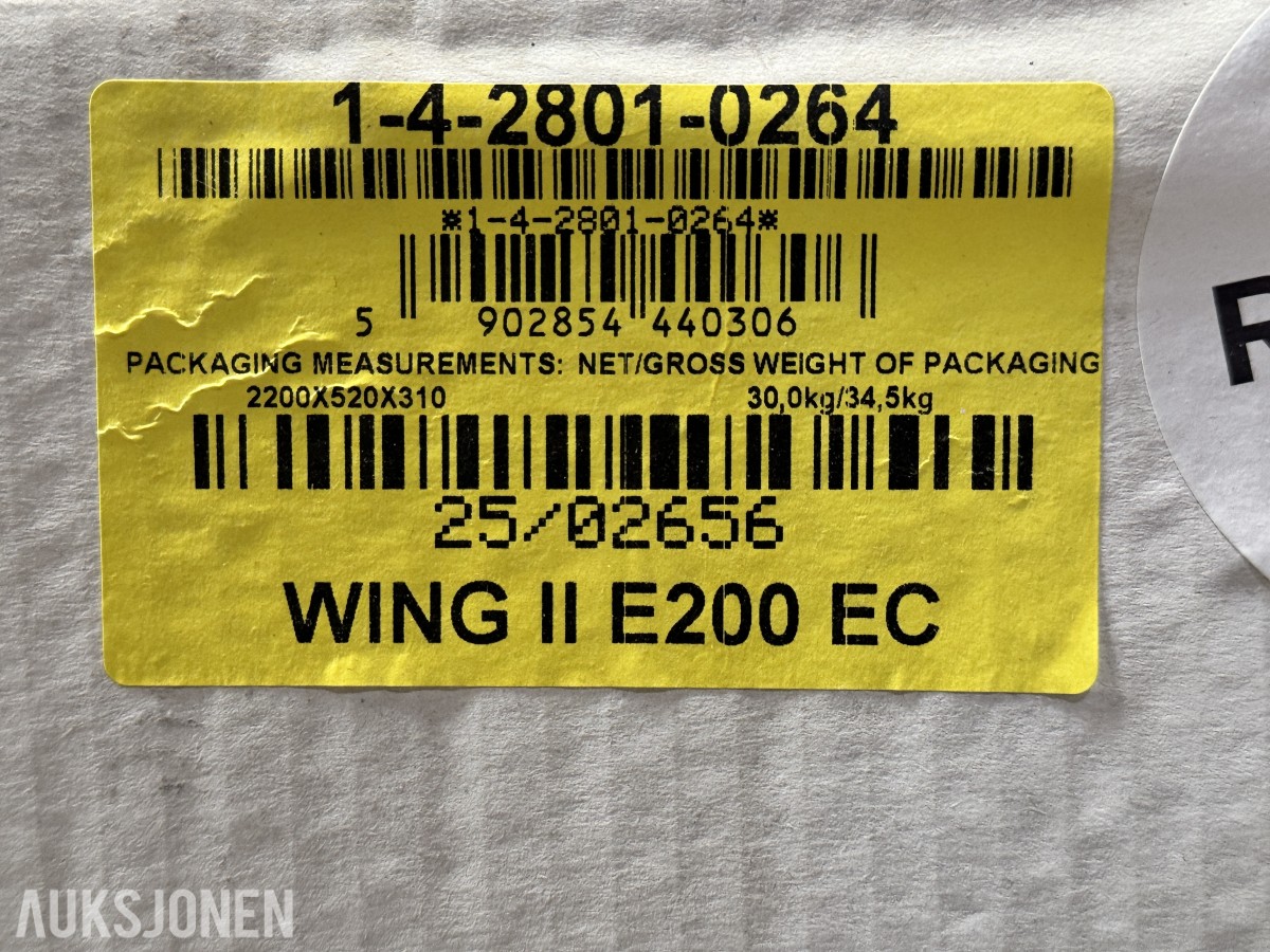 VTS Wing II E200 EC luftport hvit - reduser varmetap