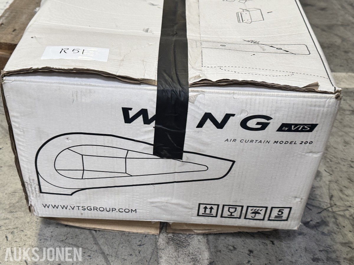 VTS Wing II E200 EC luftport hvit - reduser varmetap