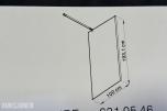 Alterna Pyxis Fastfelt dusjfelt 100 cm
