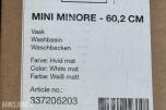 Ny Mini Minore vask 60,2 cm hvit matt