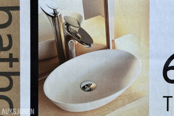 Bathco 6017 Trieste servant hvit