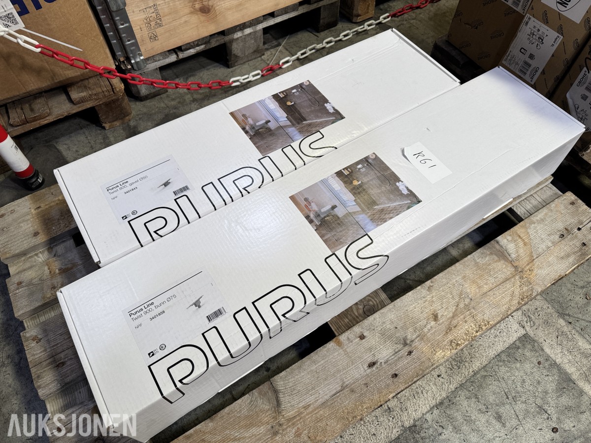 Purus Line dusjrenner Twist 900 og 800 - 2 stk