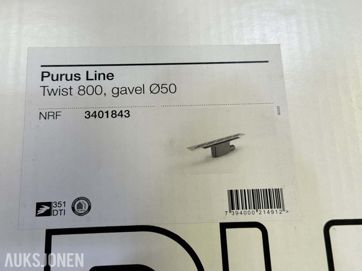 Purus Line dusjrenner Twist 900 og 800 - 2 stk