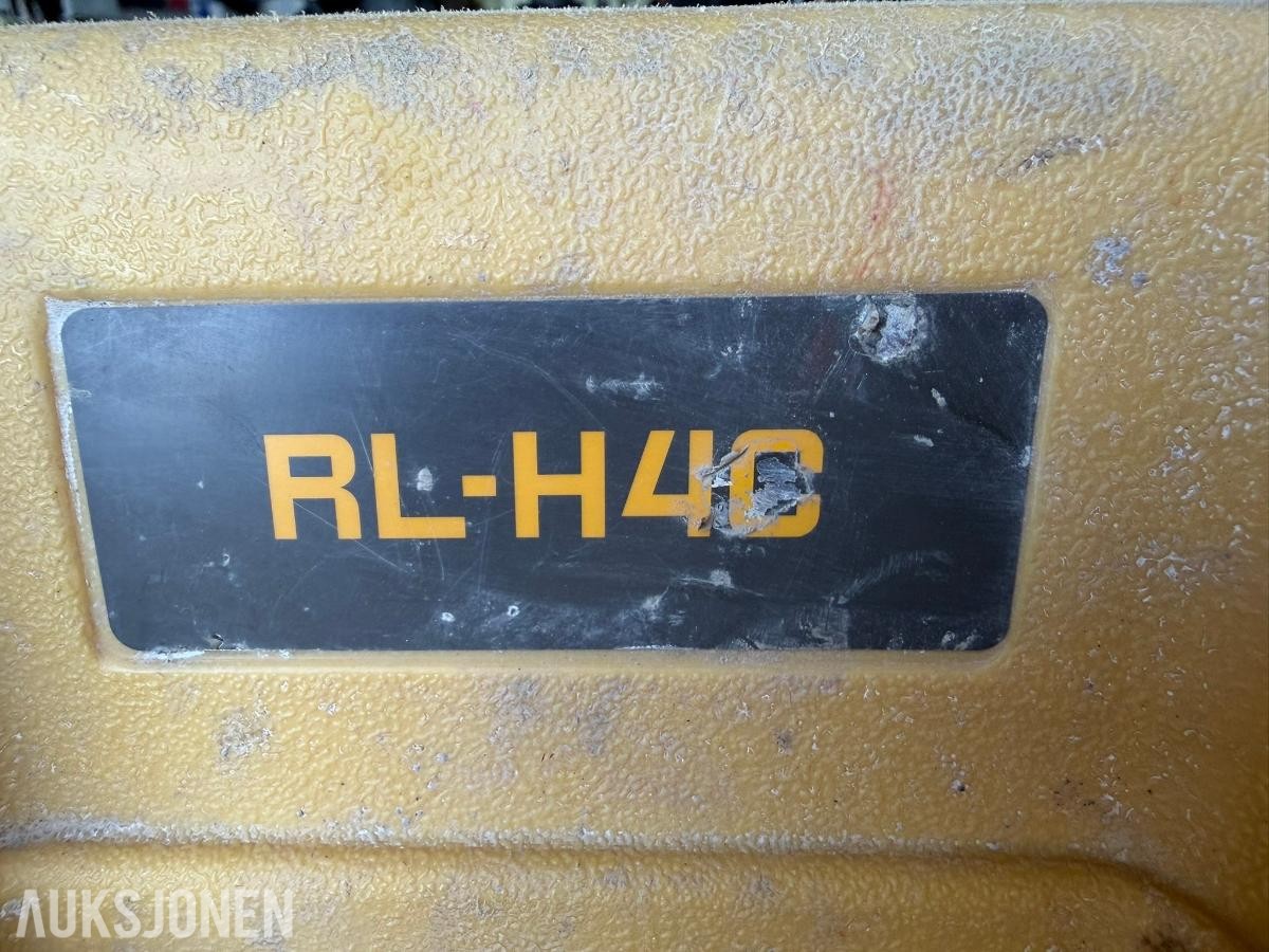 Topcon RL-H4C rotasjonslaser med GeoMax lasermottaker og koffert