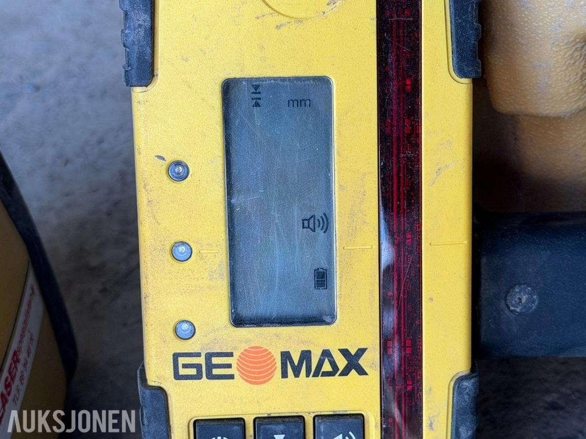 Topcon RL-H4C rotasjonslaser med GeoMax lasermottaker og koffert