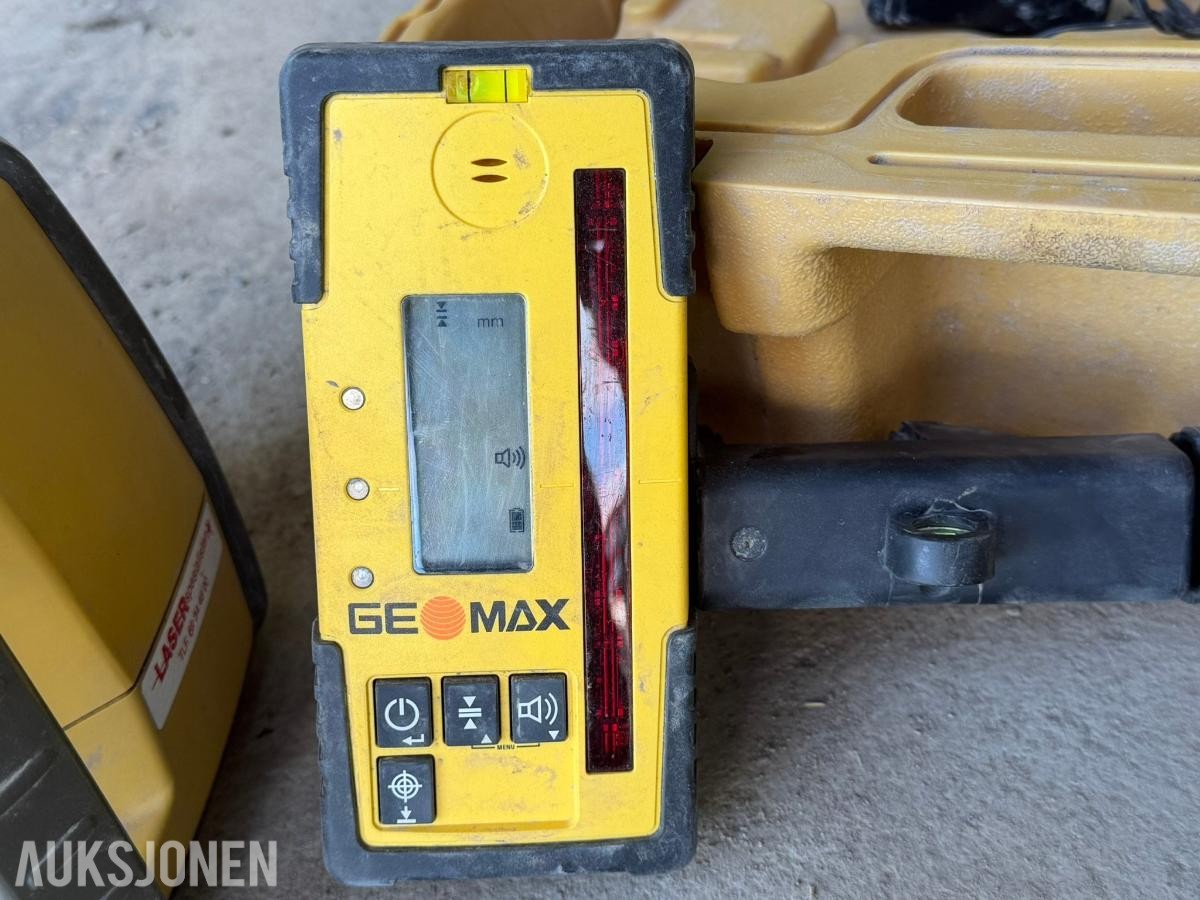 Topcon RL-H4C rotasjonslaser med GeoMax lasermottaker og koffert