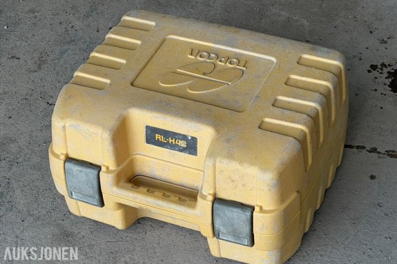 Topcon RL-H4C rotasjonslaser med GeoMax lasermottaker og koffert