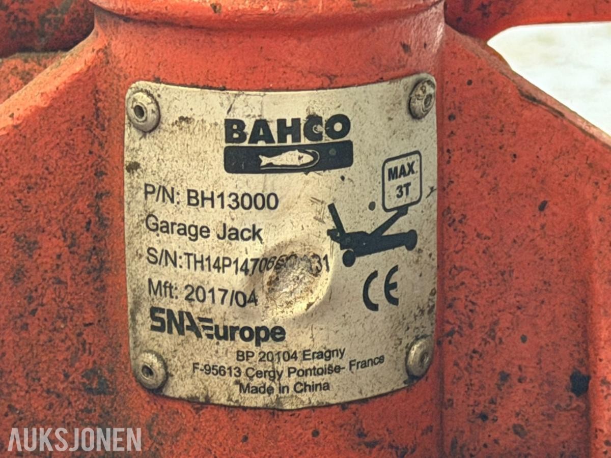 Bahco BH13000 garasjejekk 3 tonn