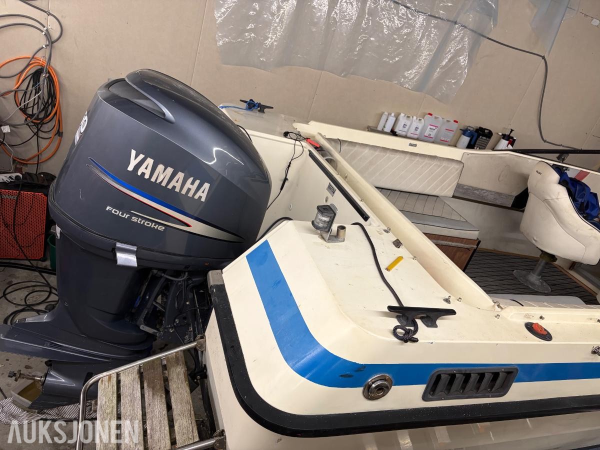 1980 Gh22 båt med reg henger og yamaha 250hk