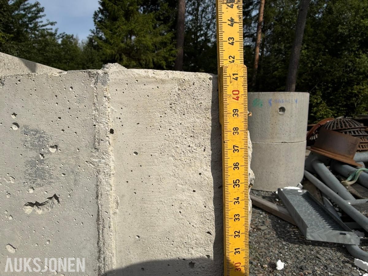 Recon Støttemurselementer i betong med strukturert front