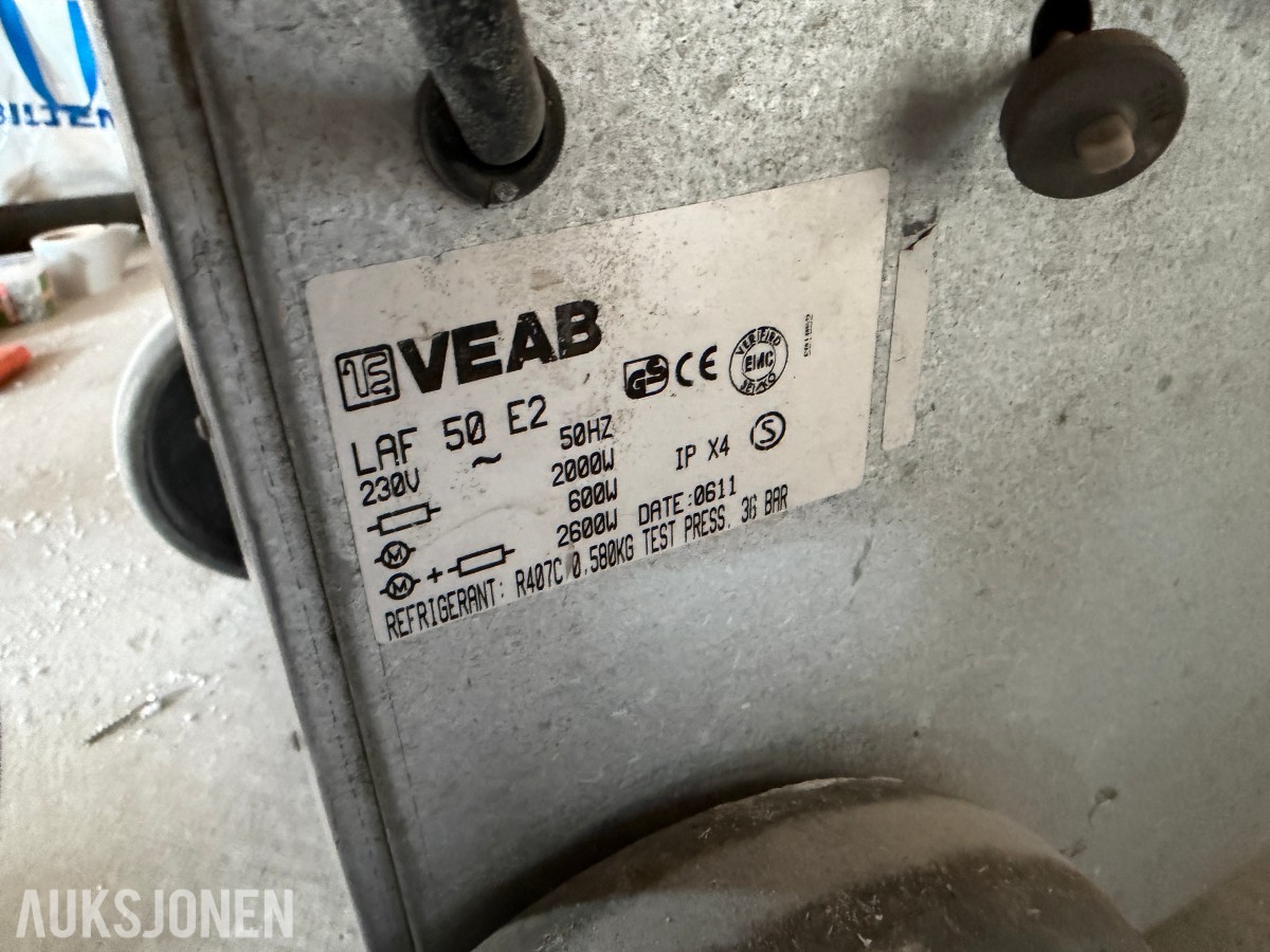 VEAB LAF 50 E2 ELEKTRISK BYGGTØRKER