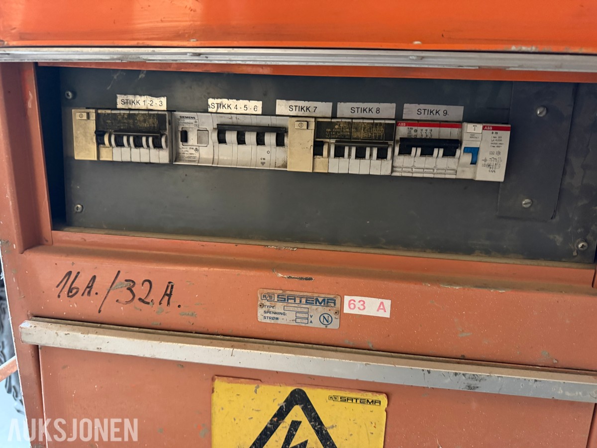 SATEMA - BYGGESTRØMSKAP 63 A
