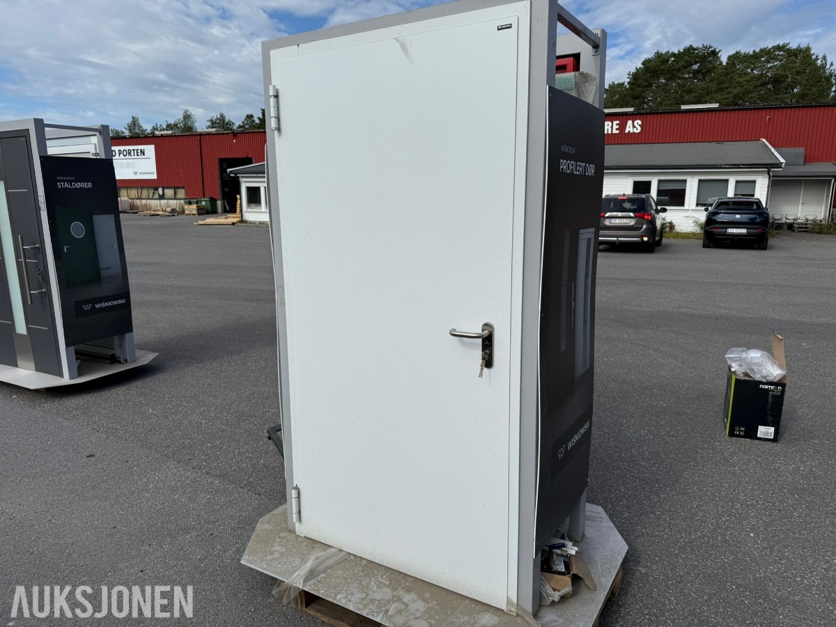 Wisniowski ECO-DS-P-1 - Stål ytterdør 1010 x 2050 mm – utstillingsmodell