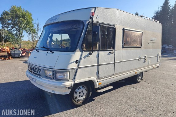 1992 Hymer Campingbil på Fiat chassis - Km: 178 767