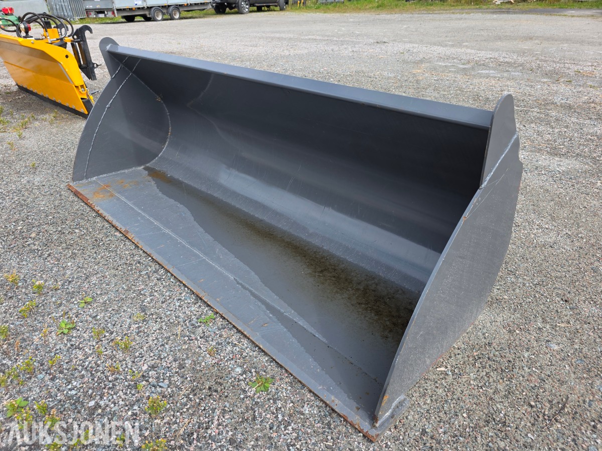 Snø/grus skuffe bredde 215 cm ubrukt