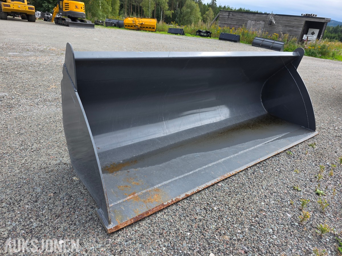 Snø/grus skuffe bredde 215 cm ubrukt