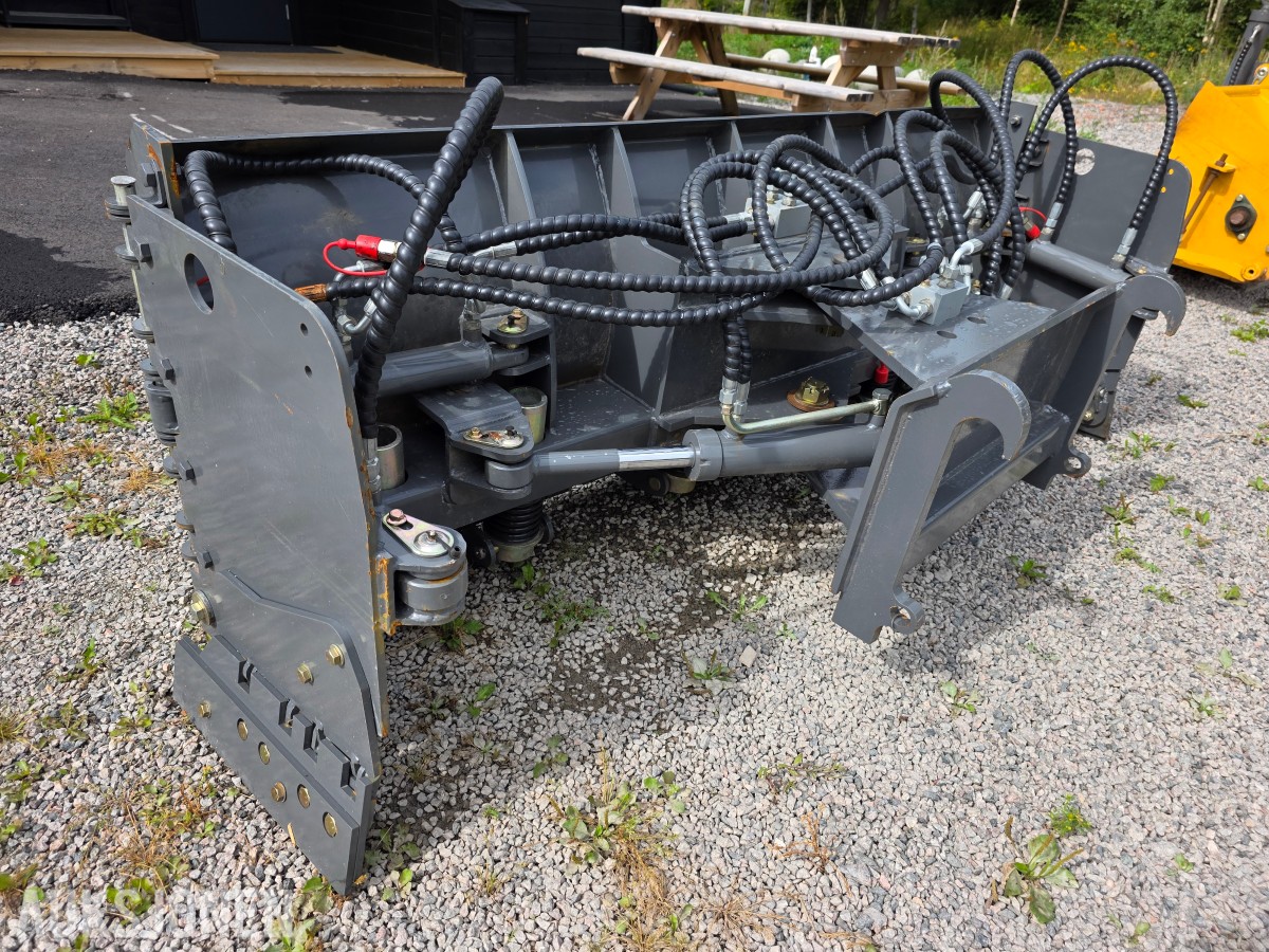 Snøplog hydraulisk med side klaffer ubrukt
