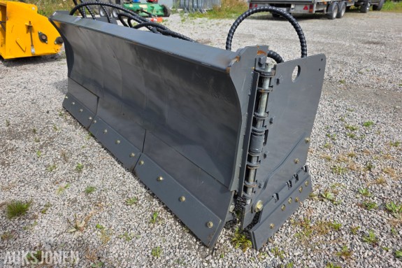 Snøplog hydraulisk med side klaffer ubrukt
