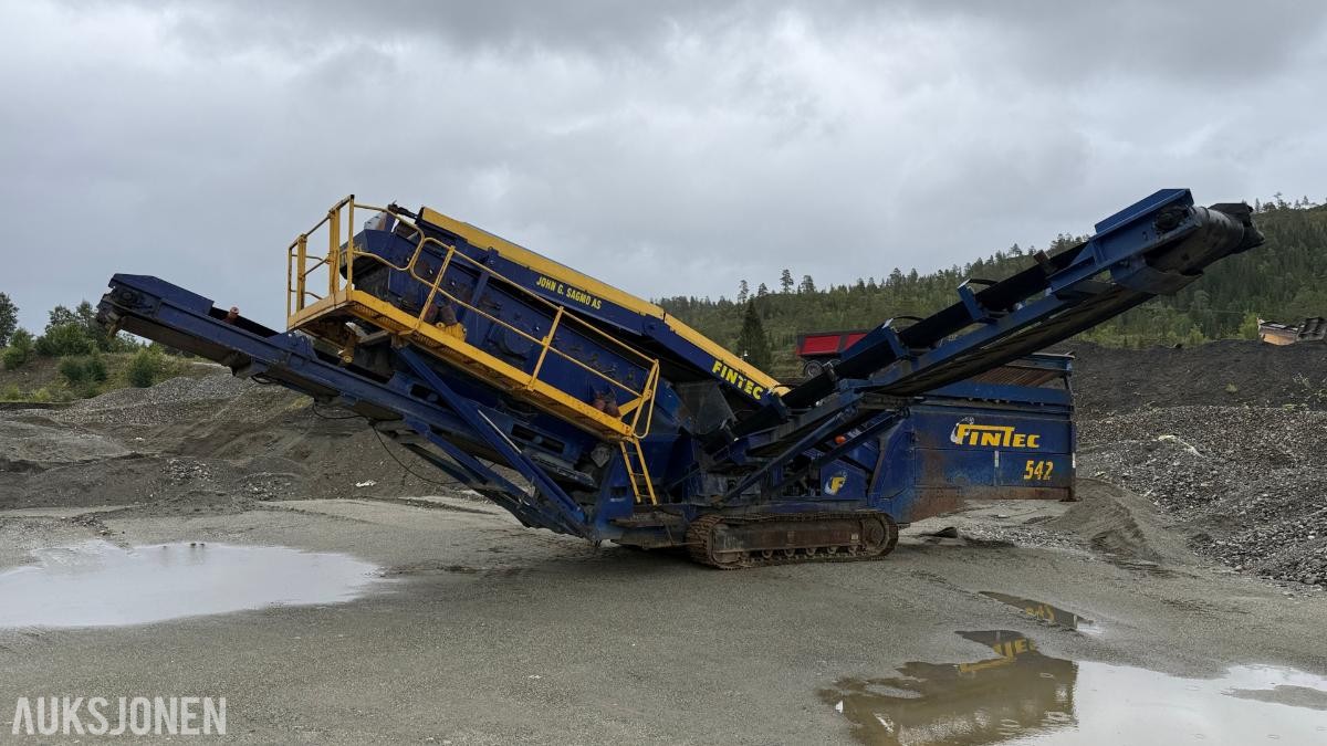 2005 Fintec 542 beltegående sikteverk – 6 819,6 timer