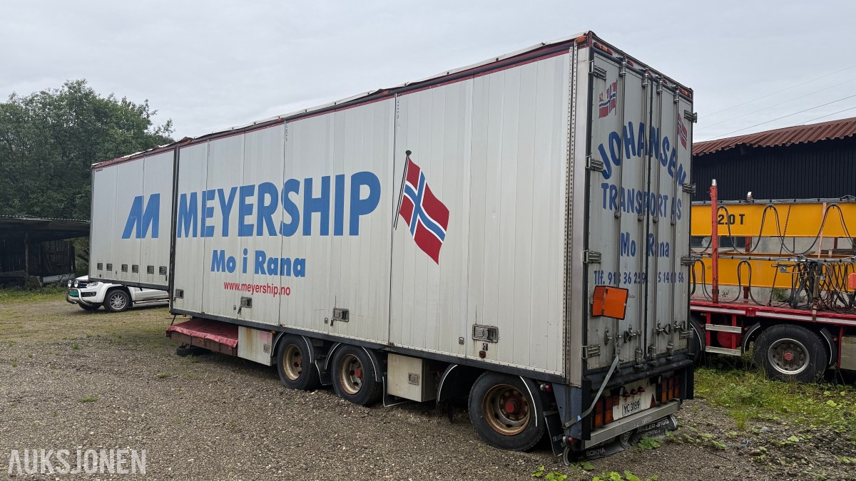 2000 TRAILER-BYGG 2000 skaphenger m/sideåpning