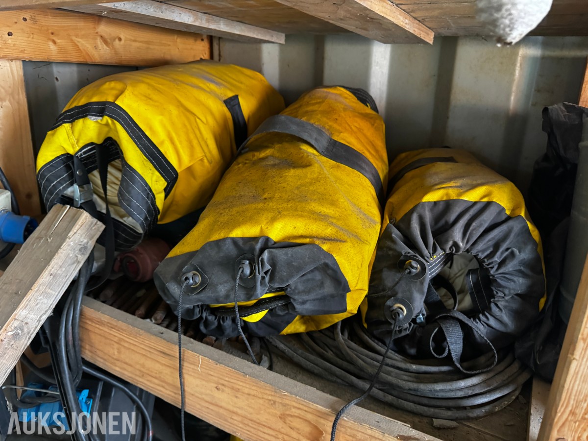 Container med Remko diesel fyringsanlegg