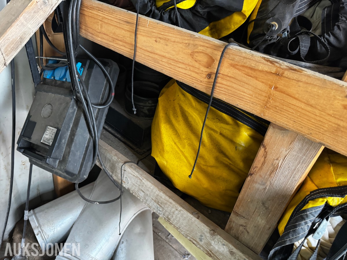 Container med Remko diesel fyringsanlegg