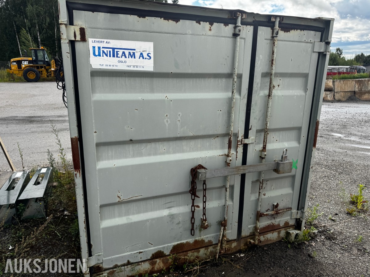 Container med Remko diesel fyringsanlegg
