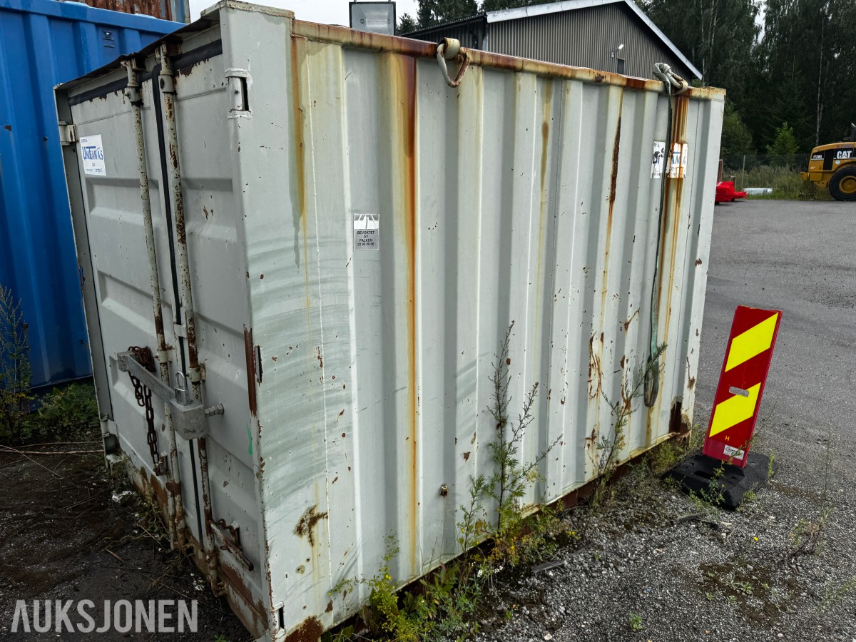 Container med Remko diesel fyringsanlegg