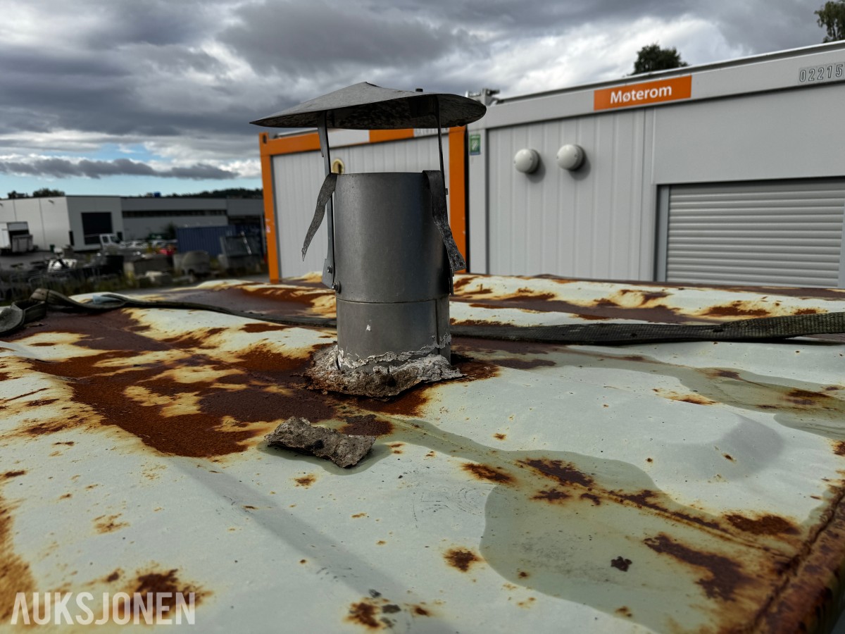 Container med Remko diesel fyringsanlegg