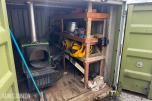 Container med Remko diesel fyringsanlegg
