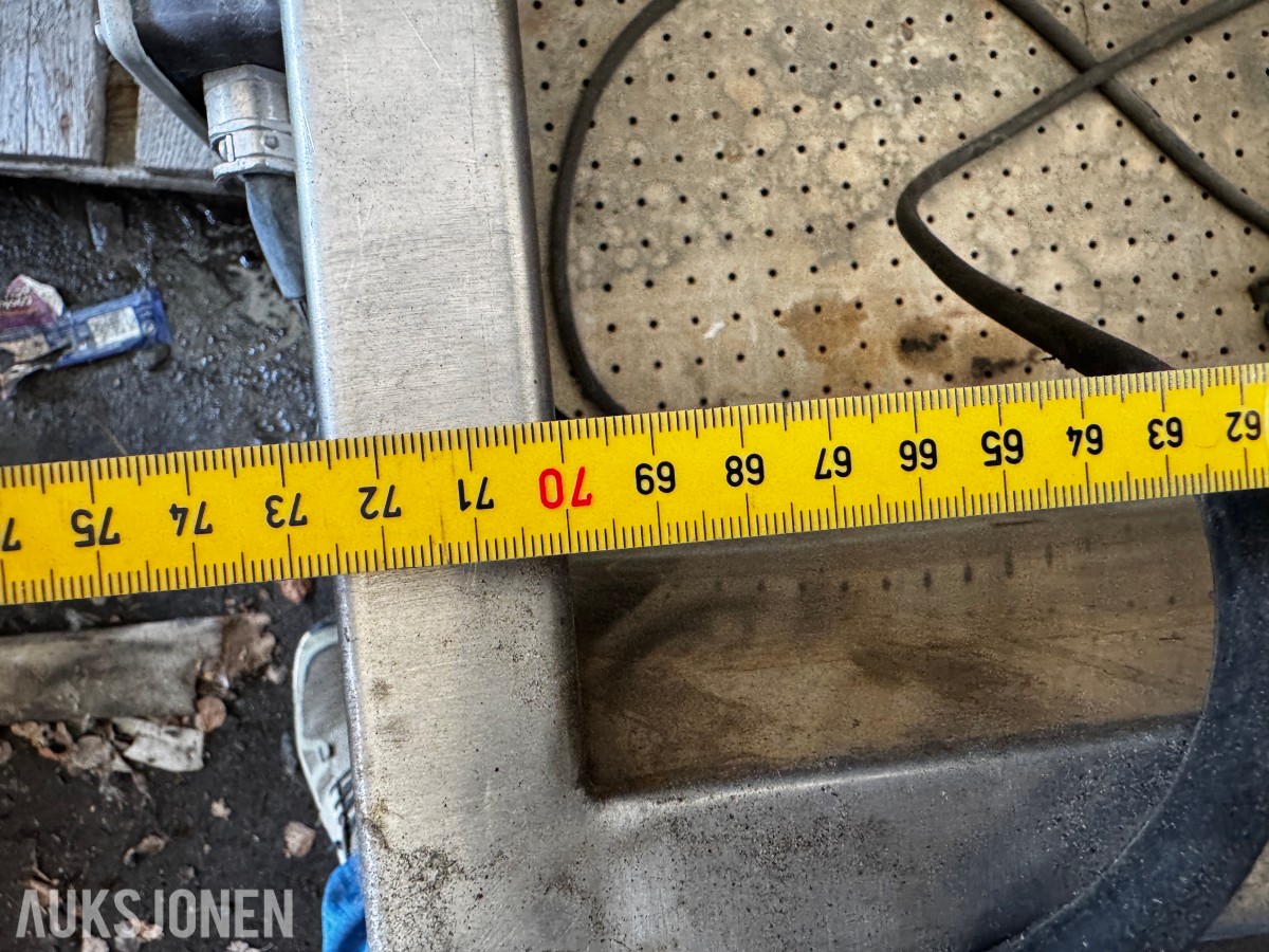 Syrefast kar med varmekolbe 700x900x535 mm