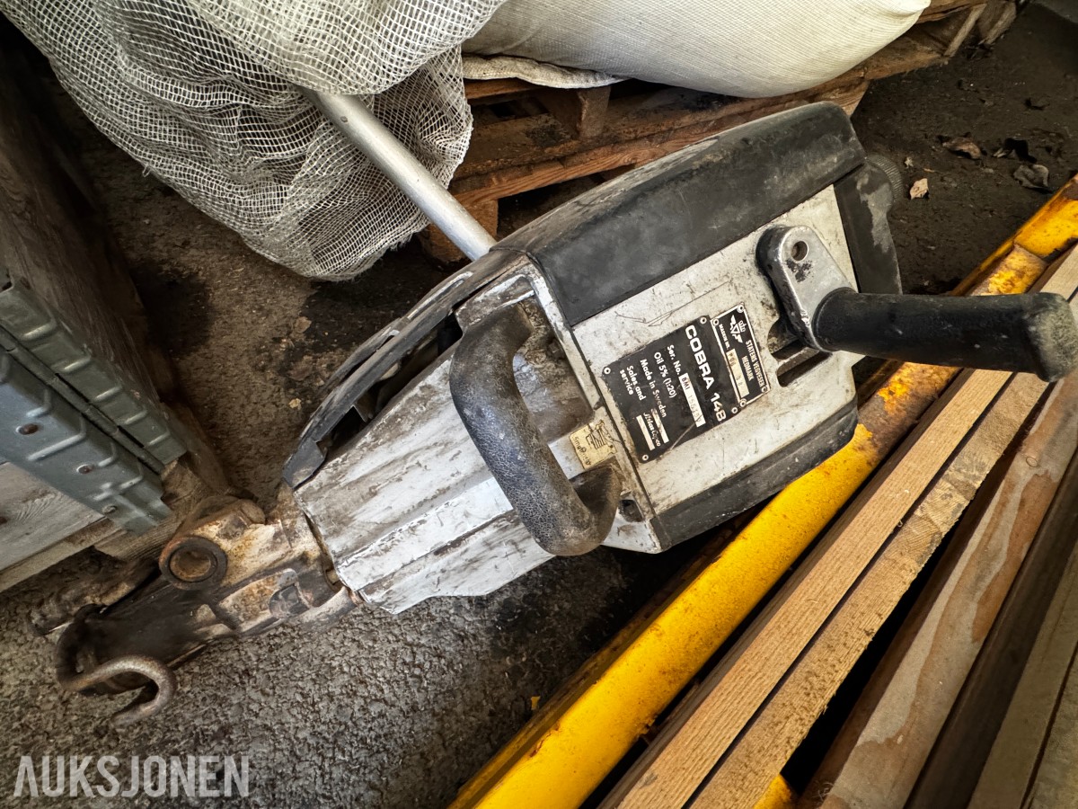 3 stk Atlas Copco Cobra borhammere bensindrevet