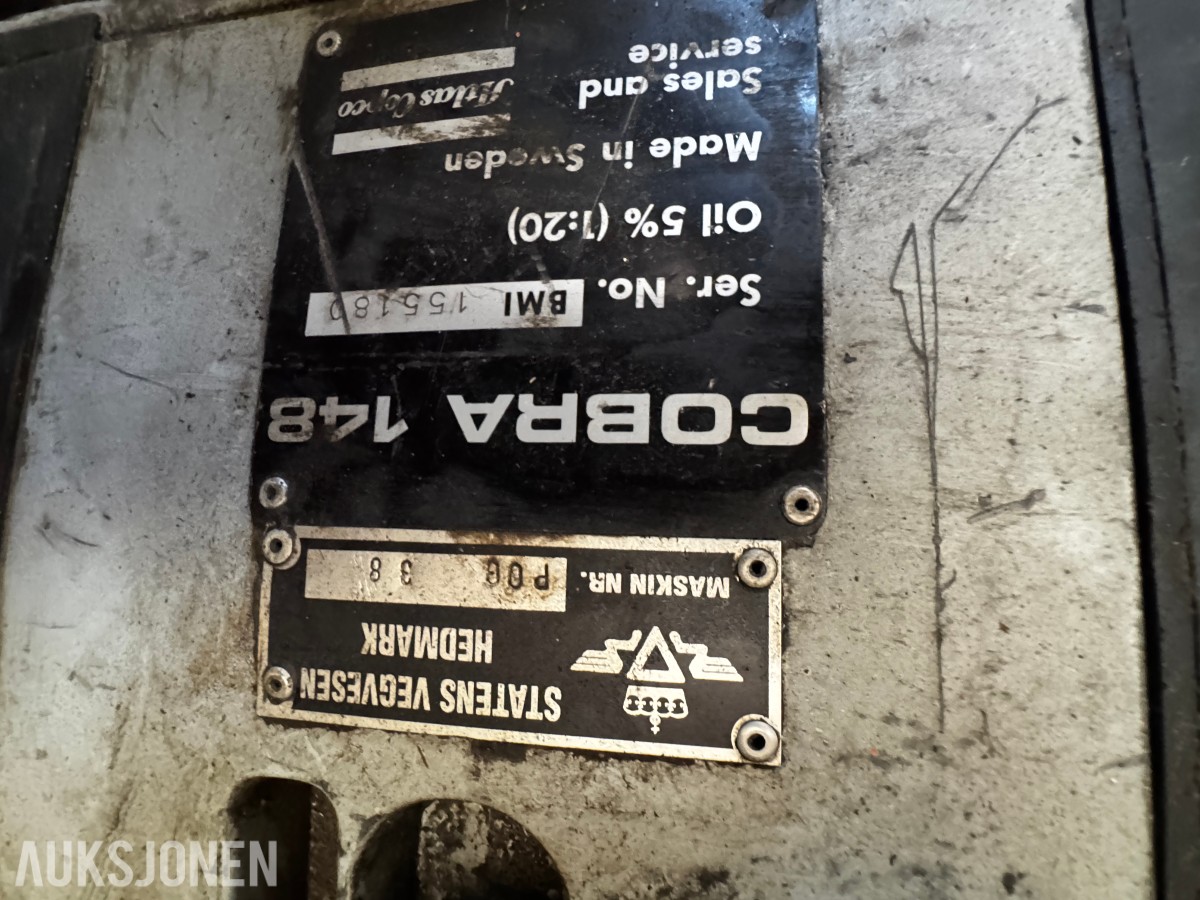 3 stk Atlas Copco Cobra borhammere bensindrevet