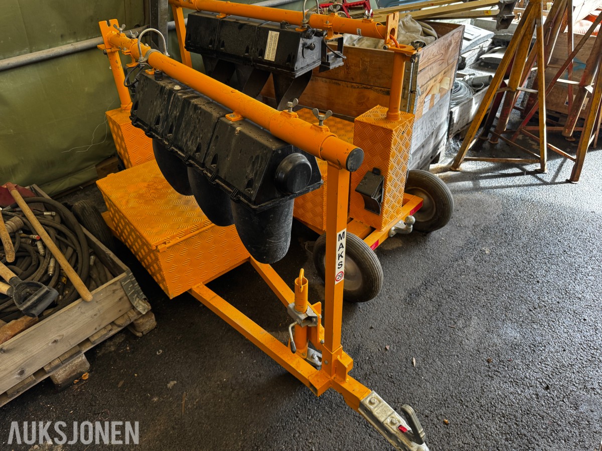 Signallys komplett med 2 vogner