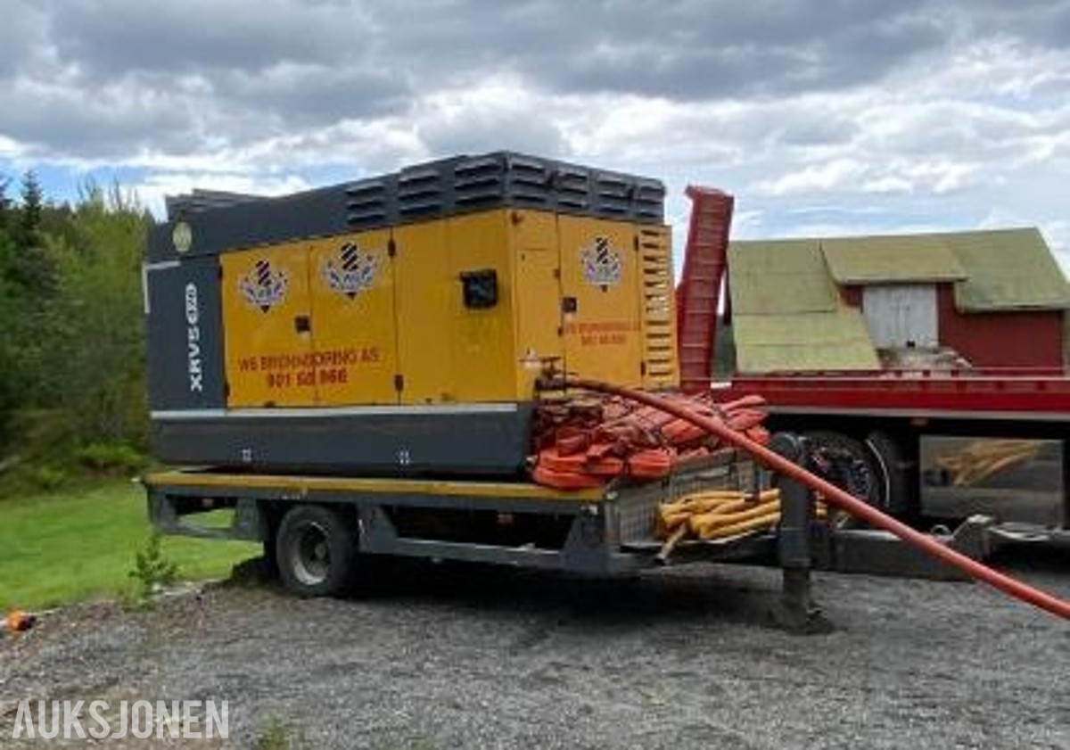 2012 Atlas Copco XRVS 476 Høytrykkskompressor, 6000 timer