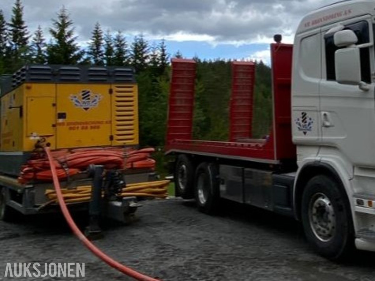 2012 Atlas Copco XRVS 476 Høytrykkskompressor, 6000 timer