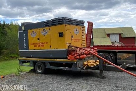 2012 Atlas Copco XRVS 476 Høytrykkskompressor, 6000 timer