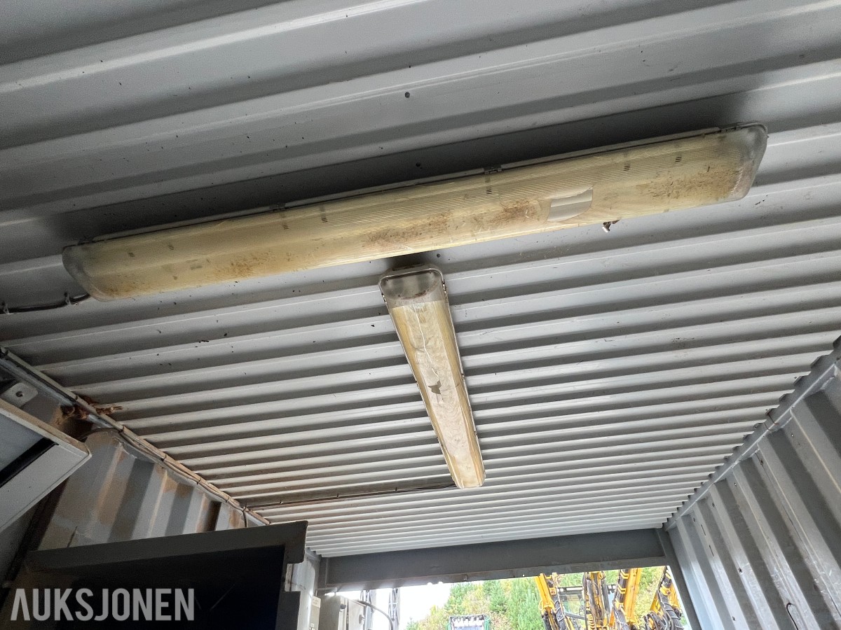 15 fot BNS 10.C 13.LO sagcontainer med Ernex gjerdesag