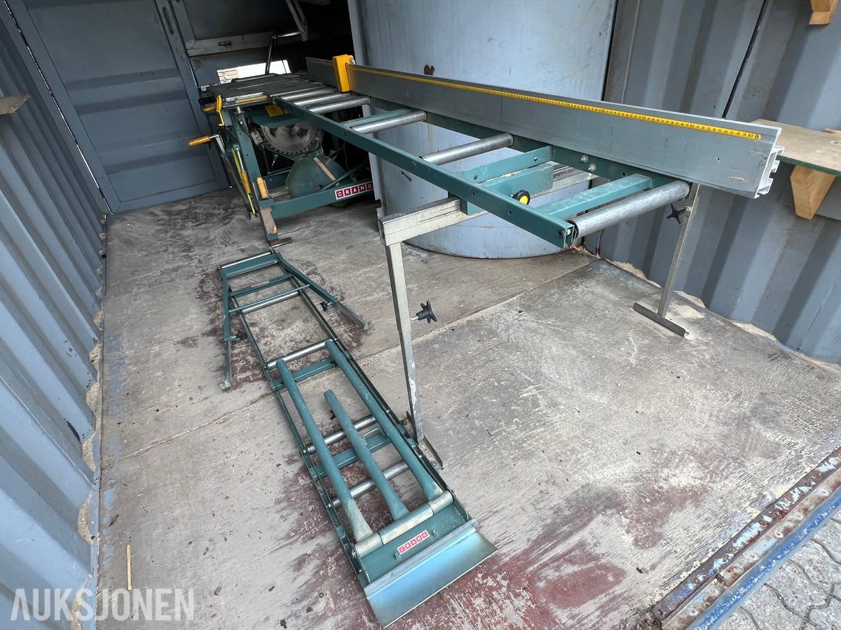 15 fot BNS 10.C 13.LO sagcontainer med Ernex gjerdesag