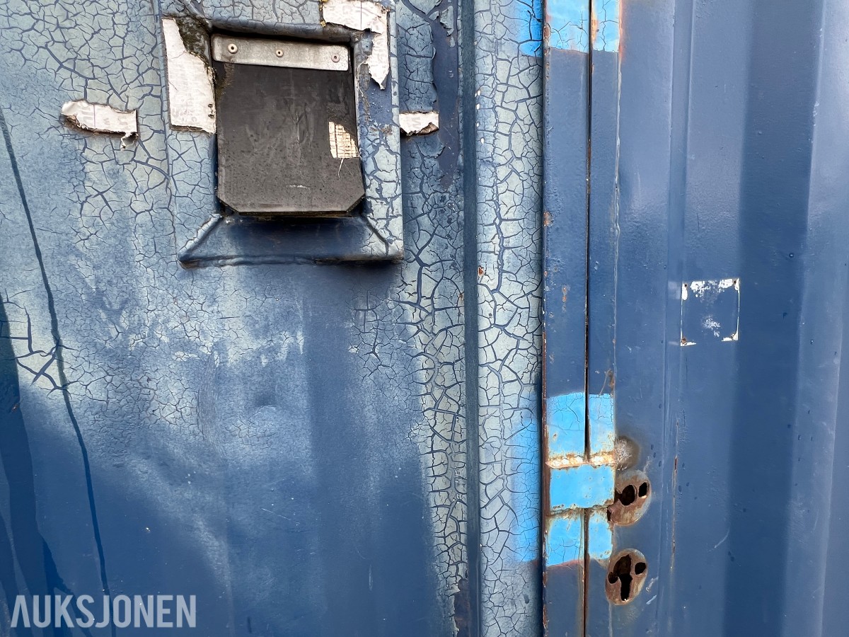 15 fot BNS 10.C 13.LO sagcontainer med Ernex gjerdesag