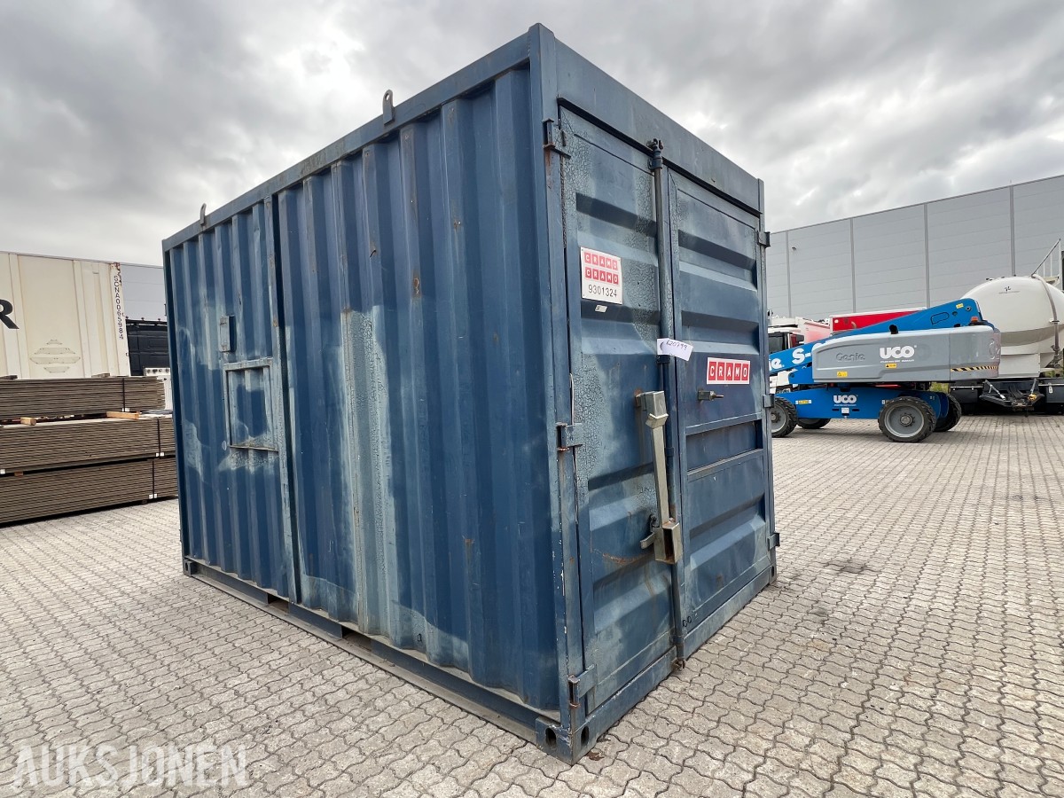 15 fot BNS 10.C 13.LO sagcontainer med Ernex gjerdesag
