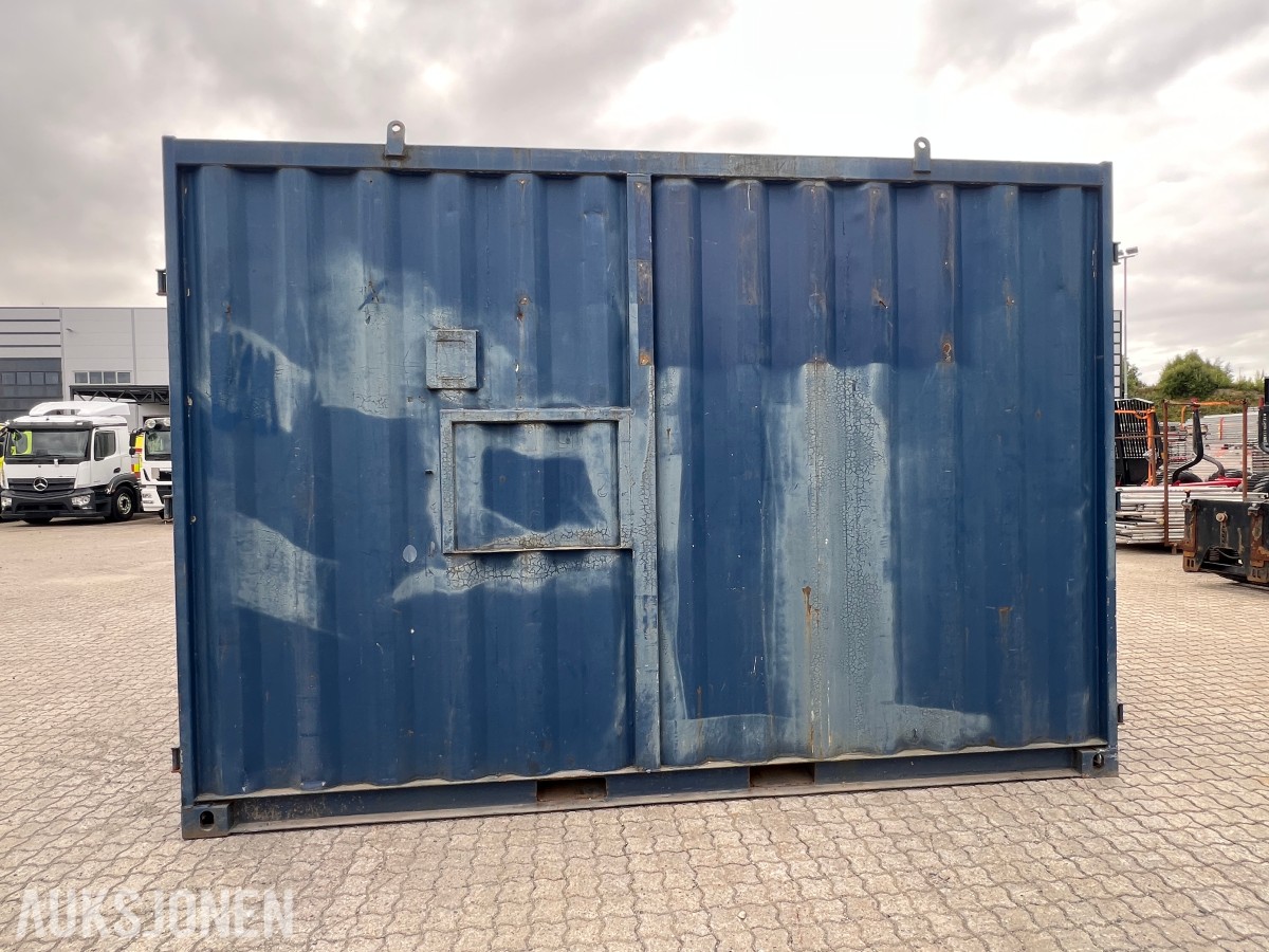 15 fot BNS 10.C 13.LO sagcontainer med Ernex gjerdesag