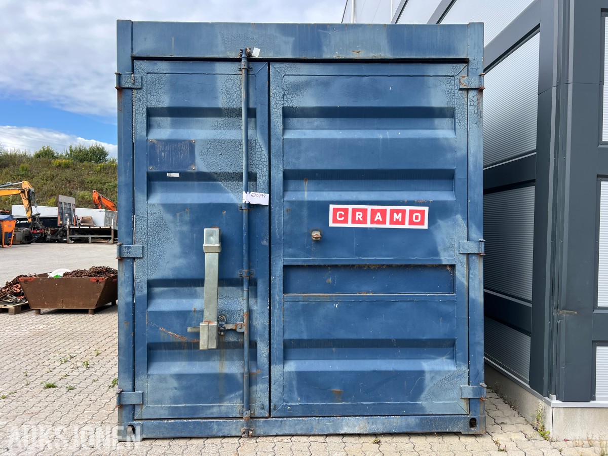 15 fot BNS 10.C 13.LO sagcontainer med Ernex gjerdesag