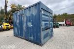 15 fot BNS 10.C 13.LO sagcontainer med Ernex gjerdesag