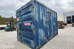 15 fot BNS 10.C 13.LO sagcontainer med Ernex gjerdesag