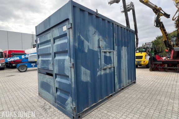 15 fot BNS 10.C 13.LO sagcontainer med Ernex gjerdesag