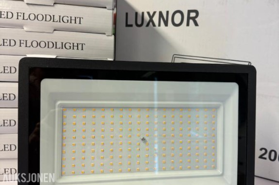 2025 20 stykker Luxnor Led Lyskaster 200W! Kvalitet - Helt nye! Luxnor